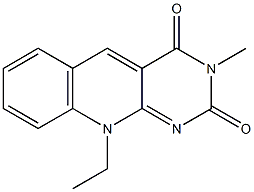 3-Methyl-10-ethyl-Deazaflavin structure