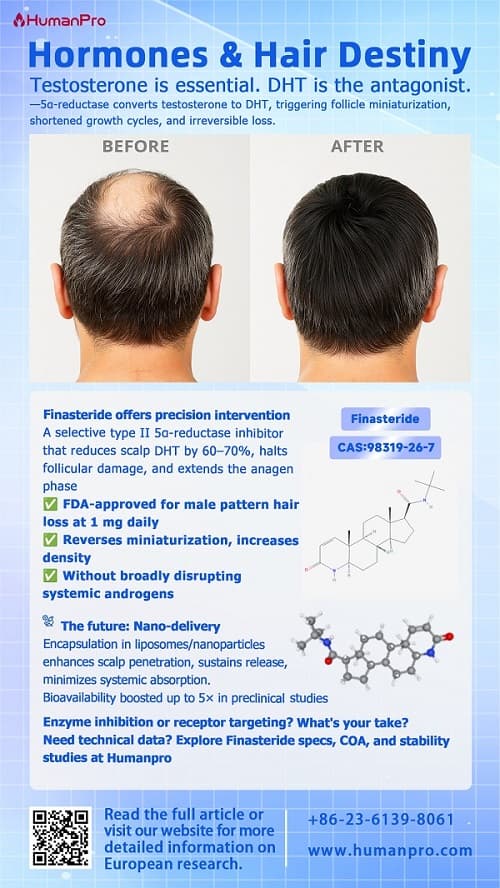 Hormones & Hair Destiny: How Finasteride Rewrites the Story at Molecular Level