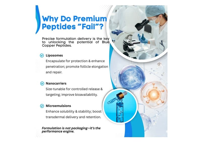 Why Peptides Often“Fail”? Delivery Formulation is Key