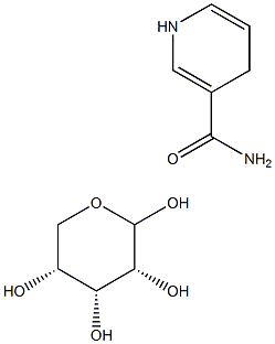 Reduced nicotinamide riboside(NRH) structure