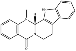 Evodiamine structure