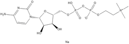 Citicoline sodium structure