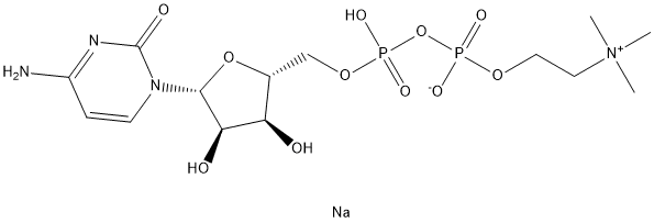 Citicoline sodium structure